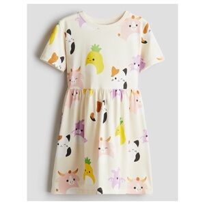 H&M x Squishmallows 100% Cotton T-shirt Dress | 8-10 YRS